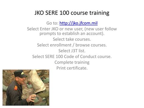 Ppt Jko Sere 100 Course Training Powerpoint Presentation Free