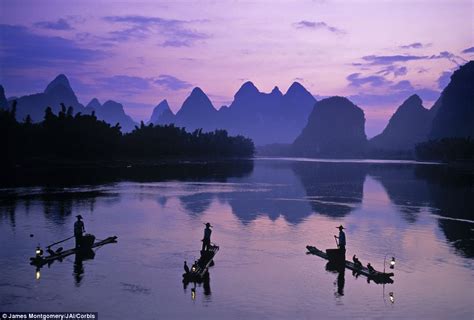 Chinas Guangxi Zhuang Region Breathtaking Pictures Of Fisherman On
