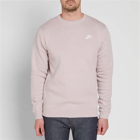 Nike Club Crew Sweat Particle Rose And White End