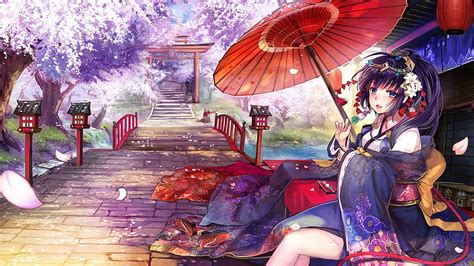 1920x1080px 1080p free download japanese girl sakura japanese spring kimono cherry