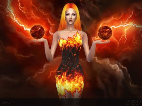 The Best Fire And Ice Dress By Beo Creations Ice Dresses Fire And