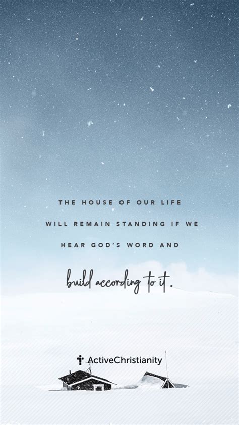 Bibleverse Wallpaper The House Of Our Life Will Remain Standing If We
