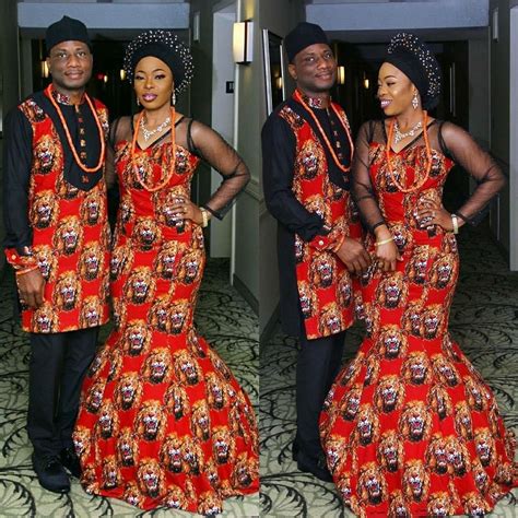 10 Beautiful Traditional Ankara Styles For Couples In 2018 | Couples african outfits, African ...