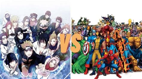 naruto vs marvel universe which characters would win comparison