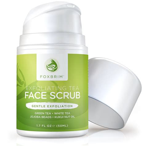 Daily Exfoliating Facial Tea Scrub Natural And Organic Moisturize