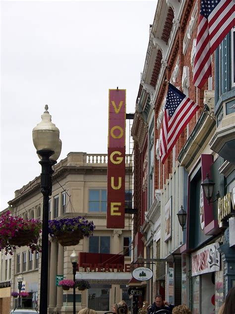 Downtown Manistee Michigan By Michigangirl Redbubble