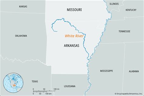 White River Arkansas Missouri Map And Facts Britannica