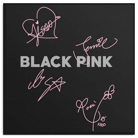 Blackpink Autograph Blackpink Black Pink Kpop Black Pink