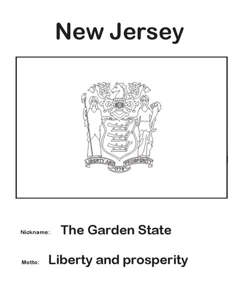New Jersey State Symbols Printable Printable Word Searches