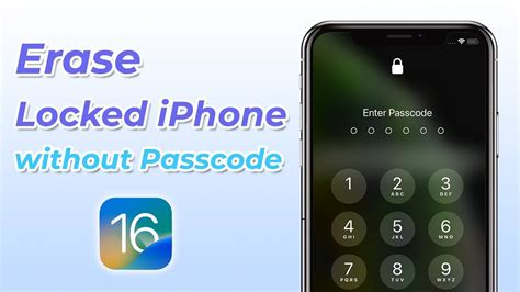 Forgot IPhone Passcode Erase Locked IPhone Without Passcode IOS 17
