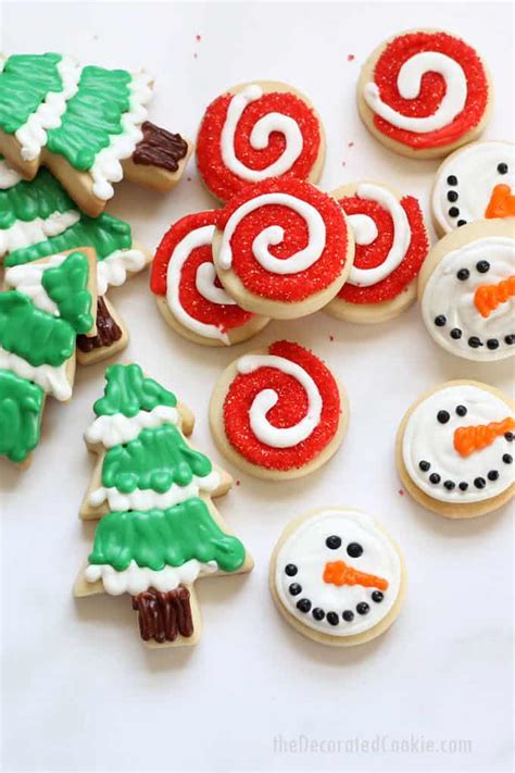Welcome to our cookies recipes for christmas section. Decorated Christmas cookies, no-fail cut-out cookie and royal icing recipes