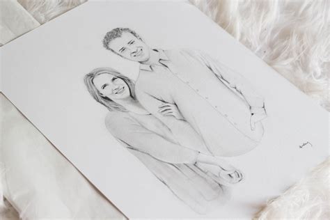 Beautiful Realistic Couple Drawing With Charcoal Couple Drawings