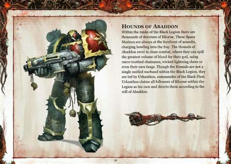 the hounds of abaddon scheme and fluff warhammer warhammer 40k warhammer armies