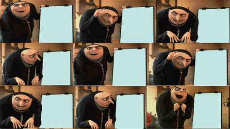 Gru Presentation Meme Blank Template Imgflip Images And Photos Finder