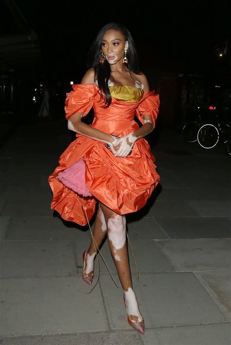 Winnie Harlow Seen At The Gq Awards After Party At 180 Strand In