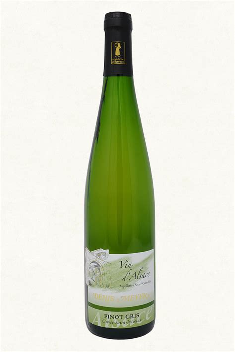 Pinot Gris 2022 Cuvée St Nicolas Vins Dalsace Denis Meyer Et Filles