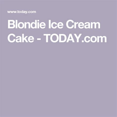 Turn Blondies Into An Impressive Cake With Ice Cream And Chocolaty