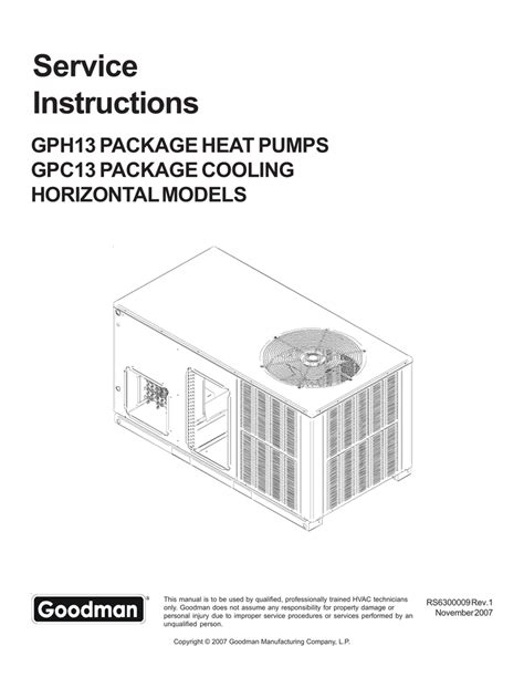 Goodman 15kw Heat Strip Wiring Diagram