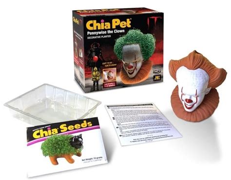 Free, fast shipping on chia pet pennywise planter at dolls kill, an online boutique for decor and stationery products. Faites poussez une plante décorative à l'effigie de Grippe ...