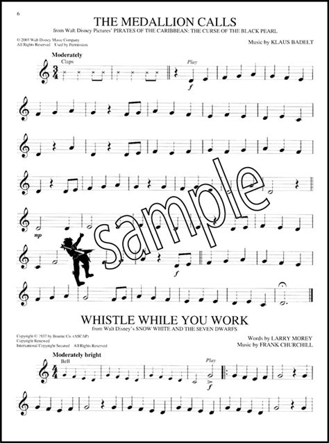 Disney For Trumpet Easy Instrumental Play Along Music Book