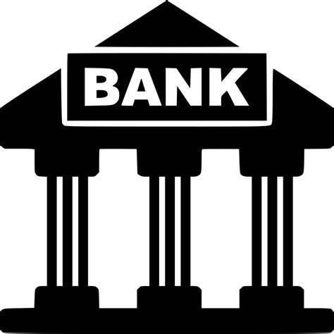 Icono De Banco Vector Png Banco Edificio Bancario Png Y Vector Para
