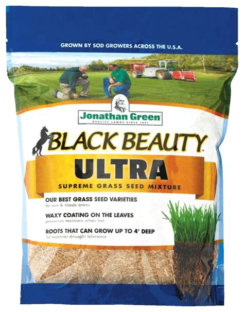Jonathan Green Black Beauty Ultra Grass Seed 1 Pound Gardening