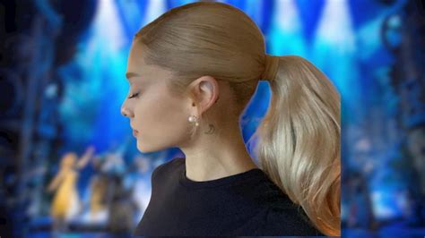 Ariana Grande Debuts Blonde Hair Color As Wicked Begins Filming Beauty Launchpad