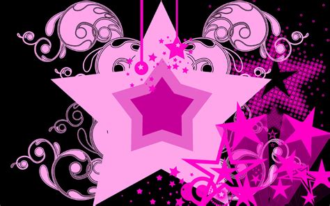 The Nices Wallpapers Pink Stars Wallpaper