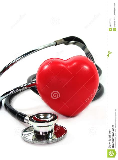 Stethoscope With Heart Stock Photo Image Of Heart Rate 13127722