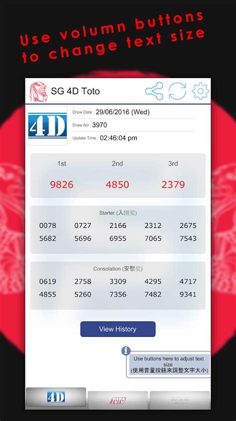 It is famous thanks to any reason. Singapore Pools Toto 4D Result - Android Apps on Google Play