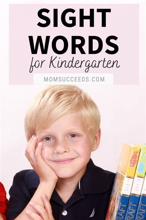 List Of Sight Words That Your 5 Year Old Should Know Now Mom Succeeds