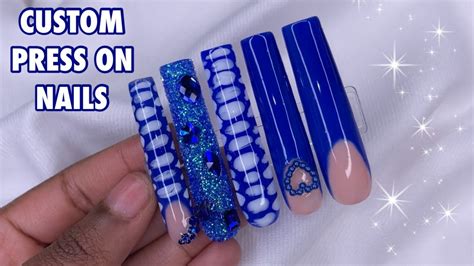 How To Make Press On Nails For Beginners Custom Press On Nails That