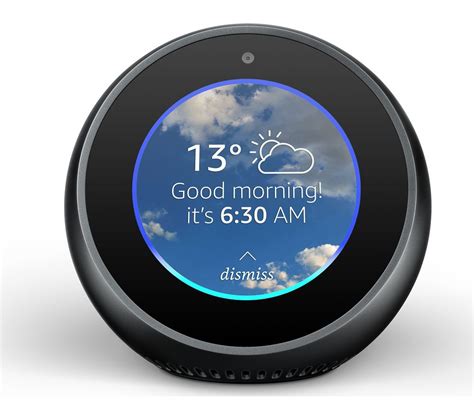 Buy Amazon Echo Spot Black Free Delivery Currys