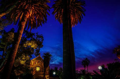 Stanford University Memorial Church At Sunset Photograph By Scott