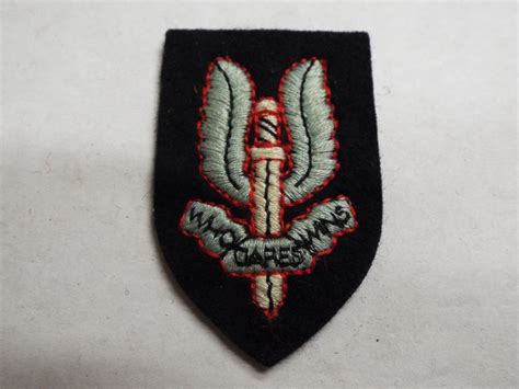 Cloth Sas Beret Badge Spandau Militaria Shop