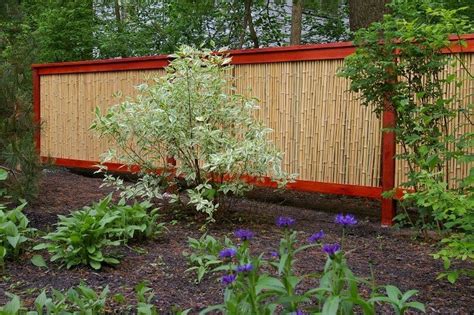 Bamboo Rolled Fencing Landscaping Network