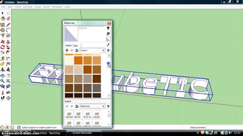 Cara Membuat Text Di Sketchup Texture Imagesee