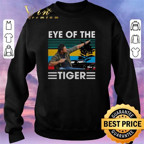 Official Dean Winchester Supernatural Eye Of The Tiger Vintage Shirt