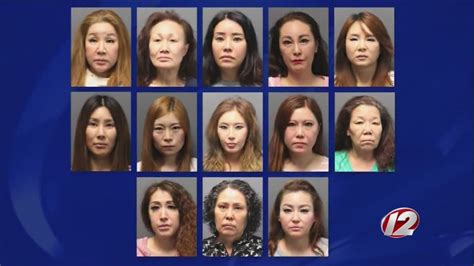 Police Arrest 13 Women In Prostitution Sting At Pawtucket Spas Youtube