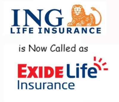 In what context is your question, it's very vague. ING Vysya Life Insurance Becomes Exide Life Insurance