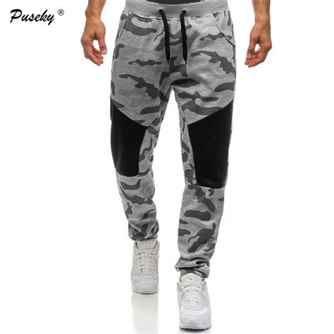 Mens Jogger 2018 New Elastic Waist Pants Men Camouflage Military Pants