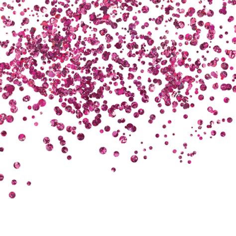 Pink Glitter Confetti Pink Glitter Confetti Pink Png Clipart Image