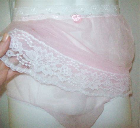 Pink Sheer Nylon Slip Panty Sli Waist Women Combo Men Max Off