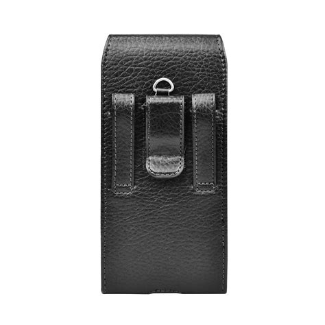 Cell Phone Holster Pouch Leather Wallet Rfid Card Holder Case With Belt