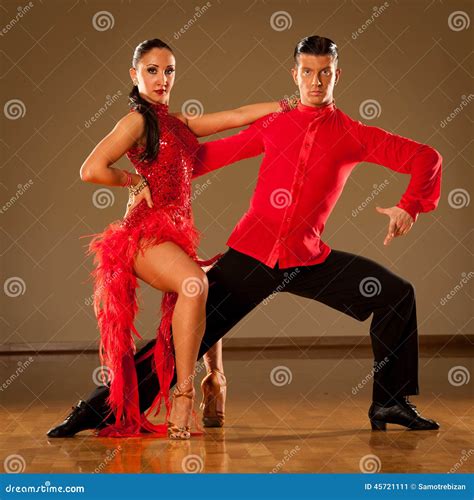 latino dance couple in action dancing wild samba stock image image of elegance latino 45721111