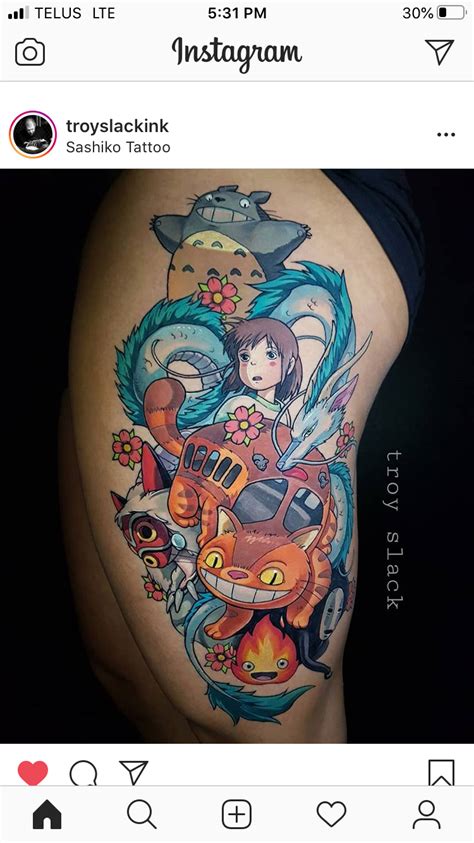 Tatoos Cool Tattoos Studio Ghibli Tattoo Tattoo Addiction Ghibli