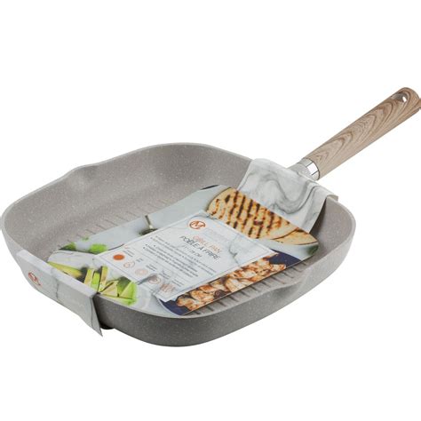 Masterclass Premium Cookware Collection 11 Grill Pan White Speckled Ebay