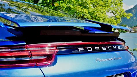 Porsche Panamera 2017 Retractable Rear Spoilers Youcar Youtube