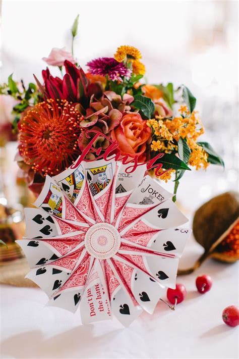 Diy Playing Card Flower Cards Creations