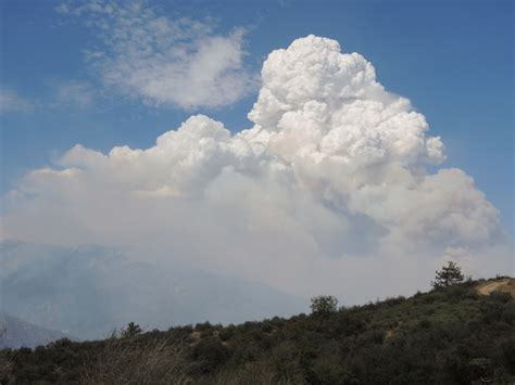 Pyrocumulus Cloud Forms Over Wildfire In Kings Canyon National Park